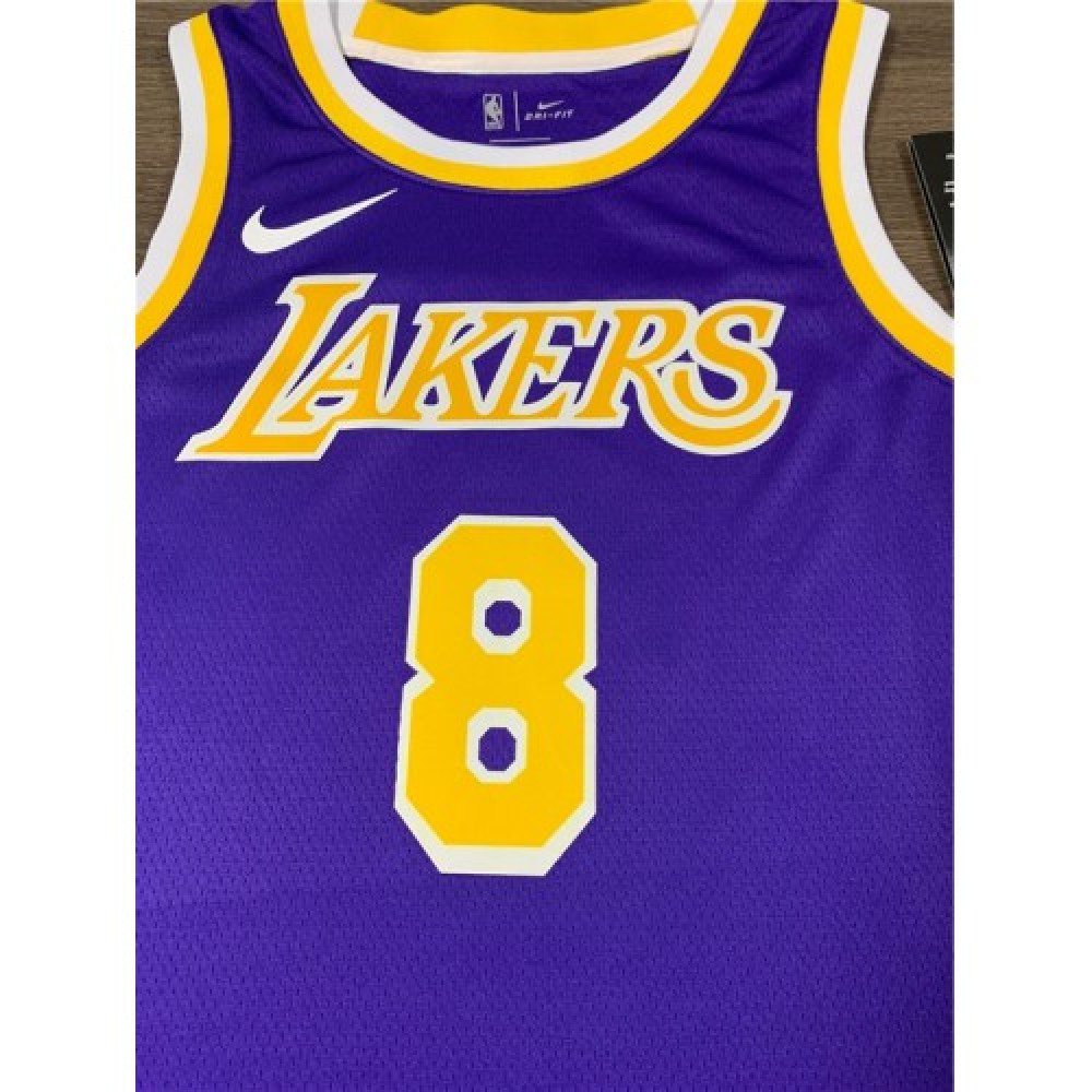 Men's Los Angeles Lakers Kobe Bryant #8 Purple Swingman Jersey - Statement Edition-Pro Kit Vault | Brand New 26/27 Sports Jerseys